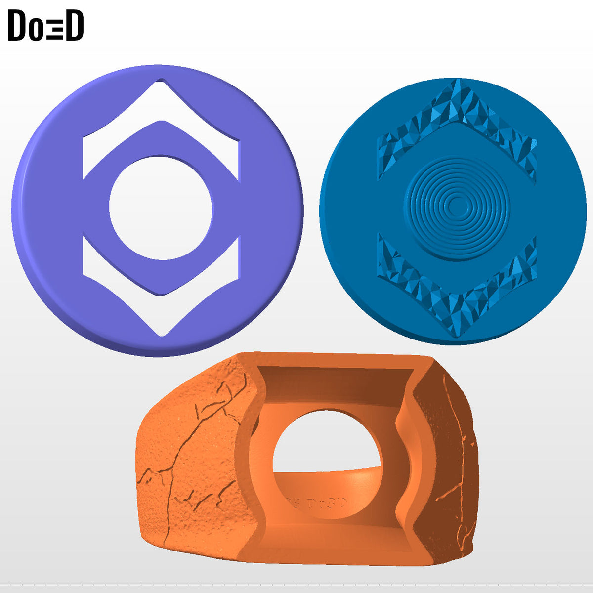 Indigo Lantern Ring Compassion 3D Printable Model Print STL File #ILR325