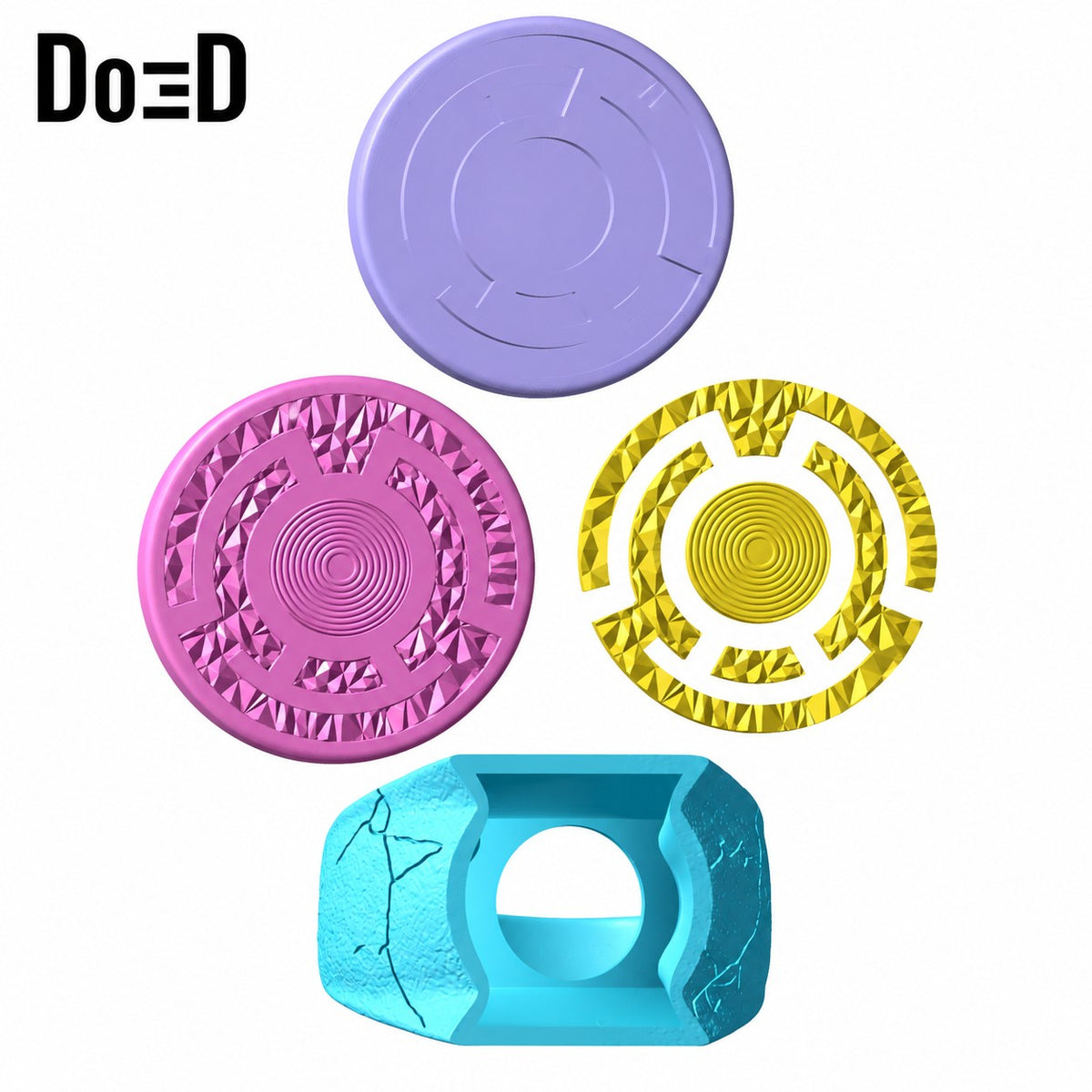 Yellow Lantern Ring Fear 3D Printable Model Print STL File #YLR325