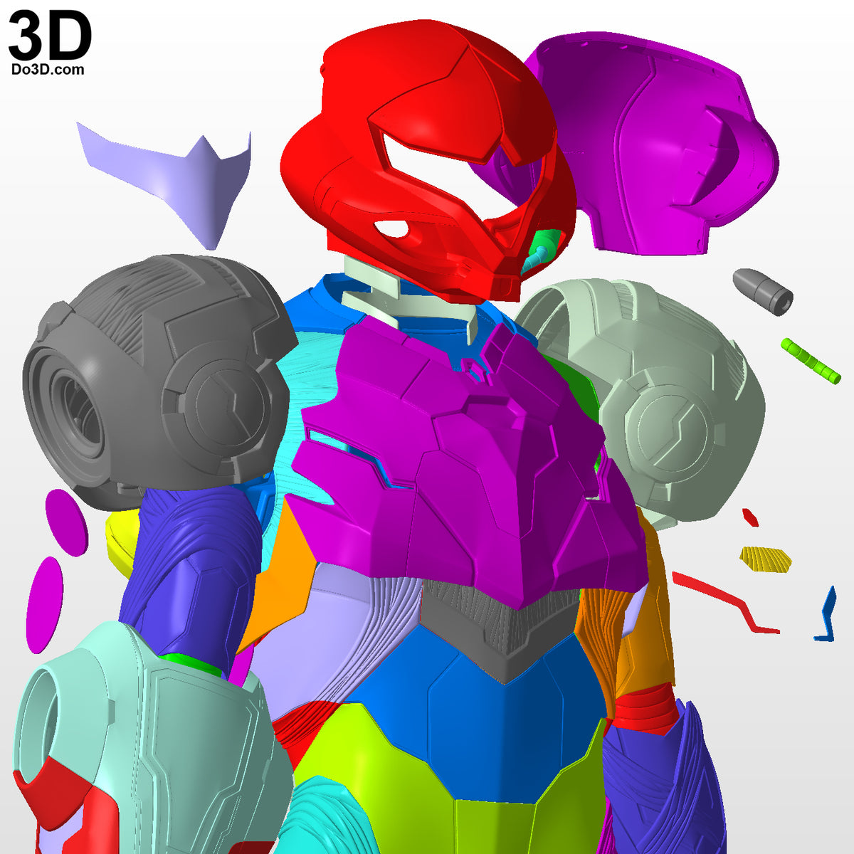 Metroid Dread Samus Aran Full Body Armor 3D Printable Model Print File STL MS904