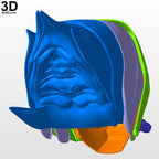 Pyke  Syndicate Helmet / Mask Book of Boba Fett 3D Printable Model STL File #P79