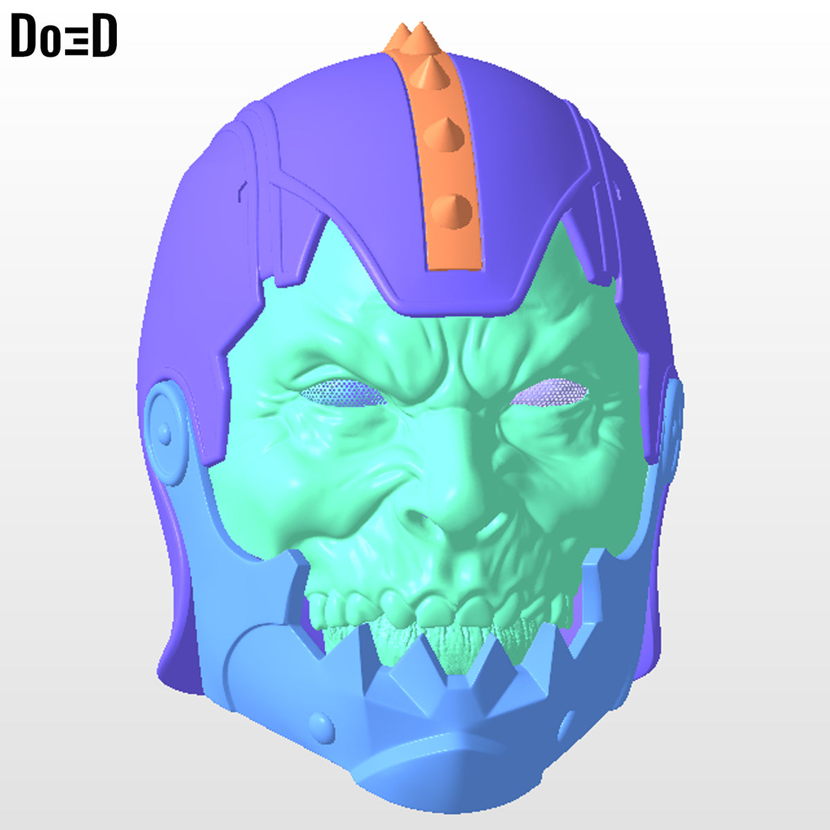 Trap Jaw Helmet Masters Of The Universe 3D Printable Model Print File STL #TJ29