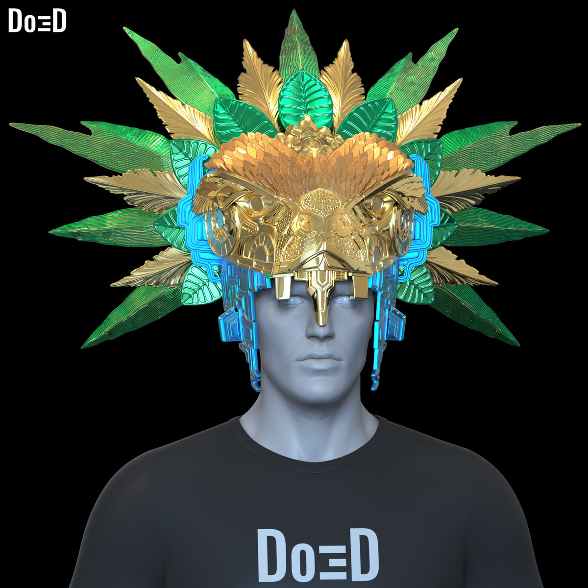 Namor Headdress Helmet Black Panther Wakanda Forever 3D Printable File STL #N501