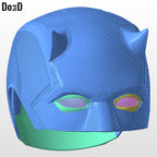 Daredevil Born Again Mask Helmet | 3D Printable Model Print File STL #DB25