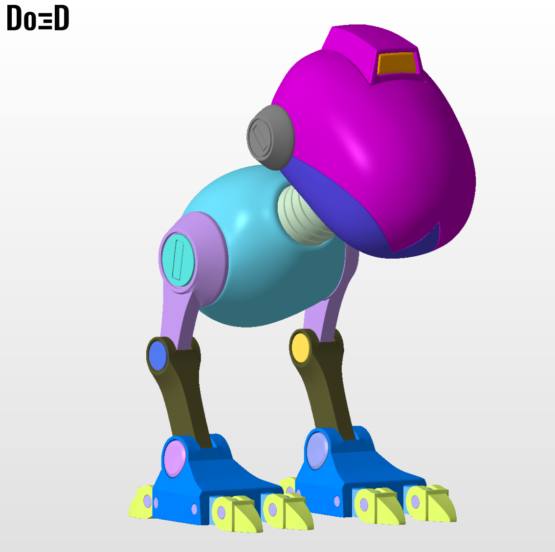 Mouser Robot From Teenage Mutant Ninja Turtles | 3D Model Project #735