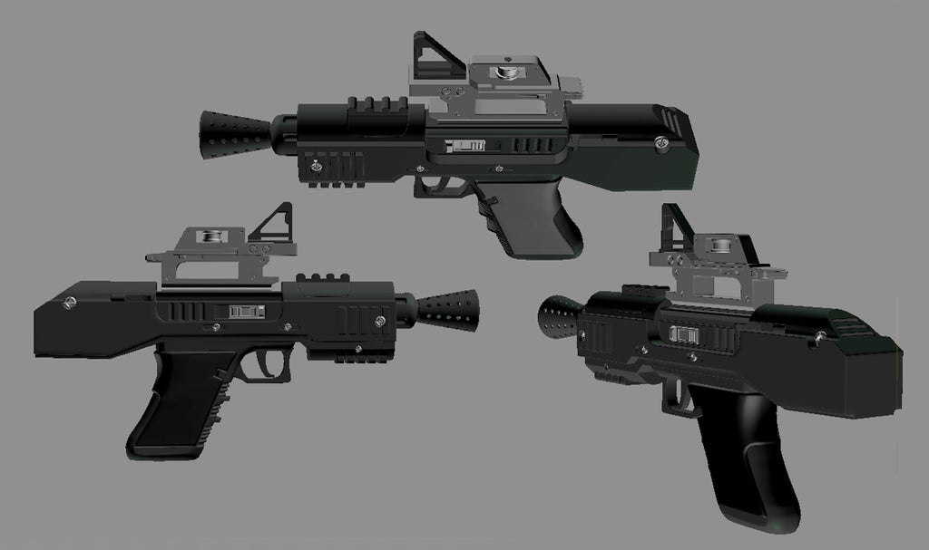 Tie Pilot's Gun  SE-44c Officer's Pistol Star Wars TFA | 3D Model Project #283