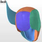 DEX Wolverine Deadpool Mashup Helmet | 3D Printable Model Print File #MU11