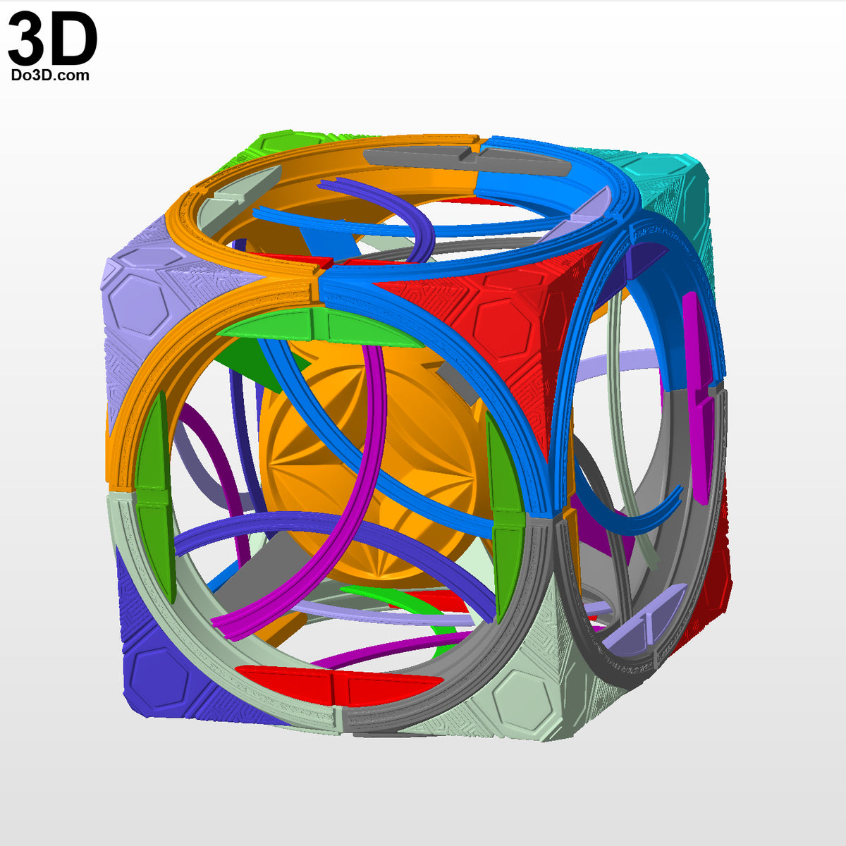 Spider-man No Way Home Doctor Strange Spell Box / Cube 3D Printable Model #NWH9