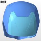 Daredevil Born Again Mask Helmet | 3D Printable Model Print File STL #DB25