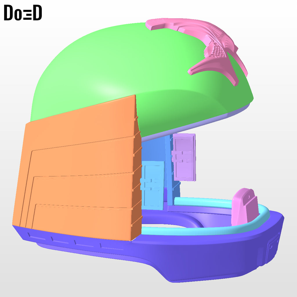 Colonial Viper Battlestar Galactica BSG Helmet | 3D Printable Model #1737