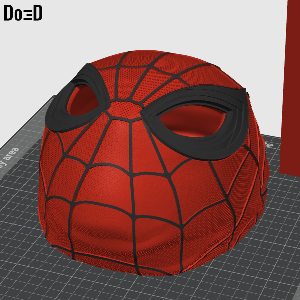 Spider-Man BND Rolled Up Helmet Spiderman 3D Printable Model #BND9