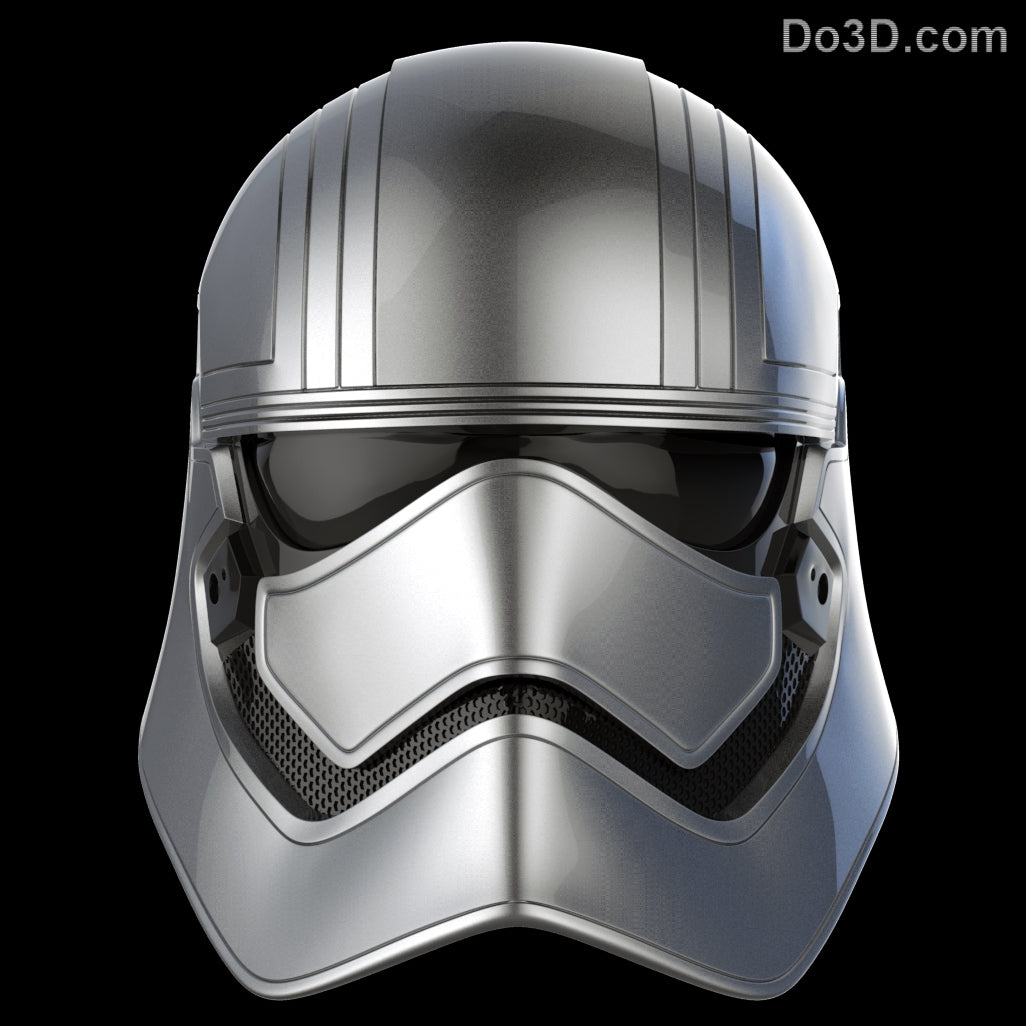 Captain Phasma Chrometrooper Helmet Star Wars | 3D Printable Model STL File #604