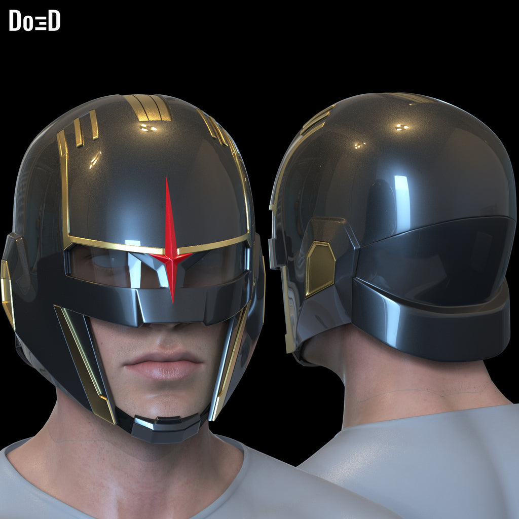 Captain Super Nova Corp Soldier Helmet Whatif 2 | 3D Printable Model STL #C771