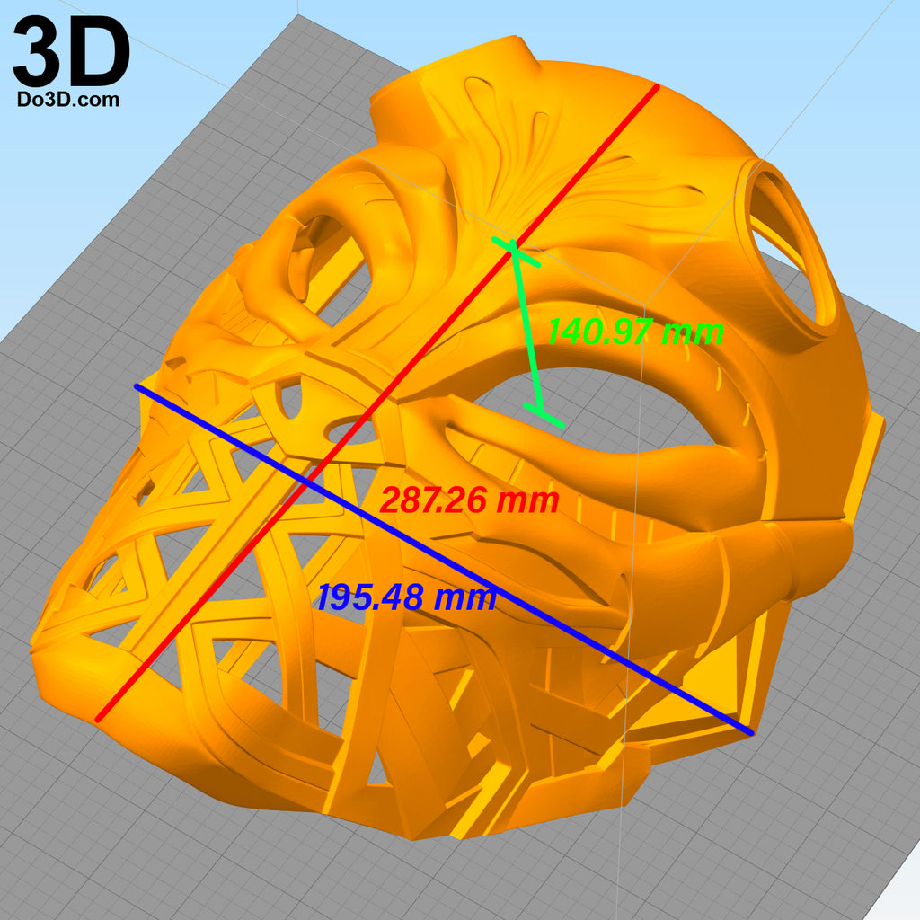 Erik Killmonger Museum Helmet / Tribal Mask | 3D Printable Model #3543