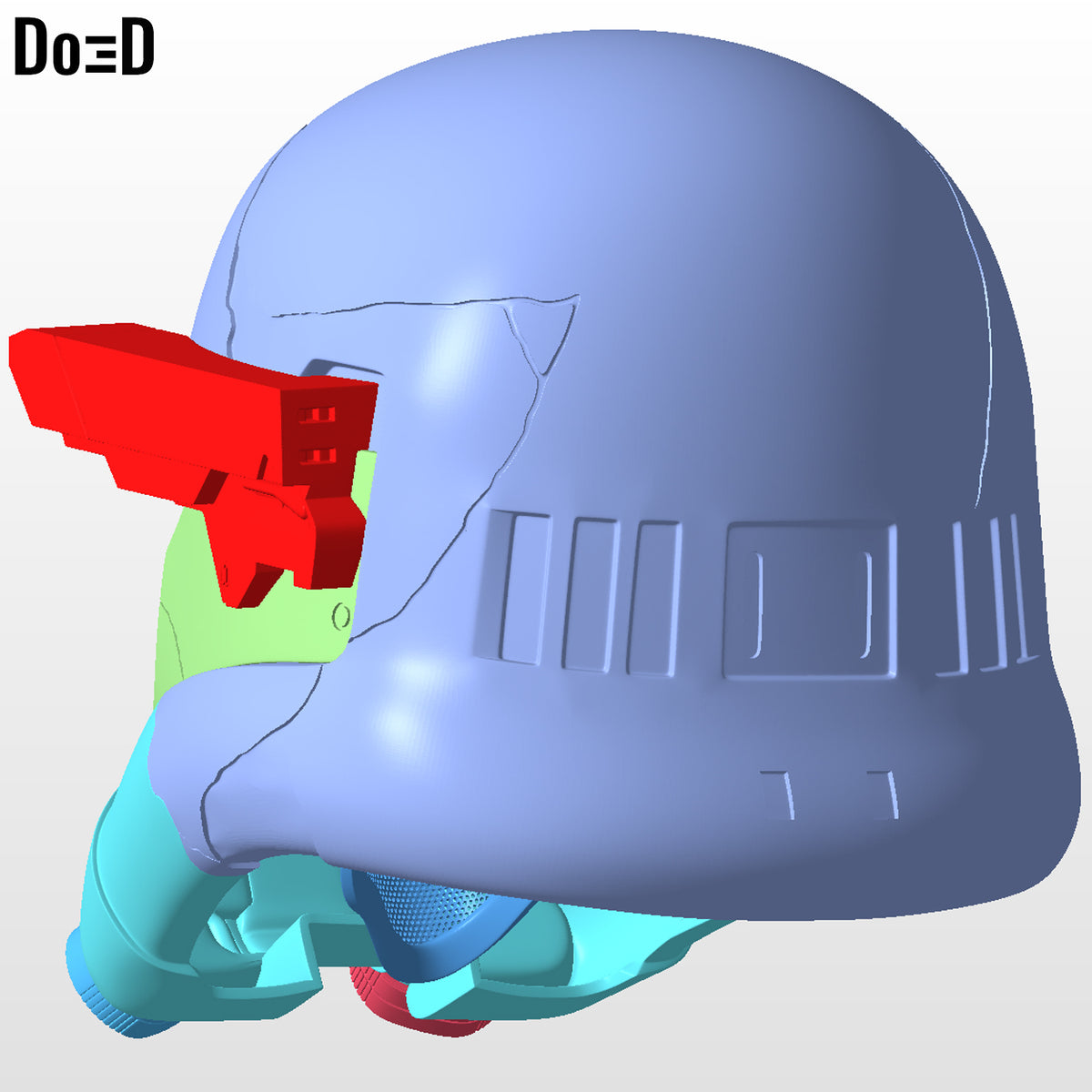 Battle Damaged Death Trooper Ahsoka | 3D Printable Model STl #ZT42