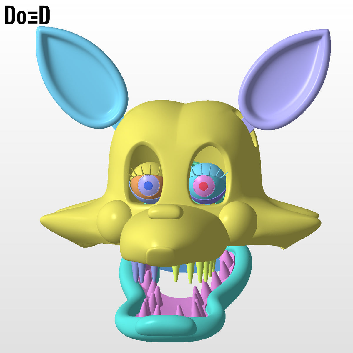Mangle Toy Foxy Five Nights At Freddy's 2 FNAF | 3D Printable Model #FF225