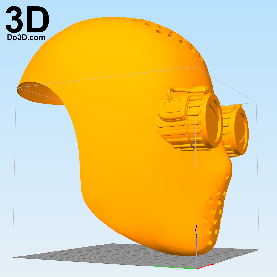 Spider-Man Homecoming Homemade Goggle + Face Shell | 3D Model Project #2231