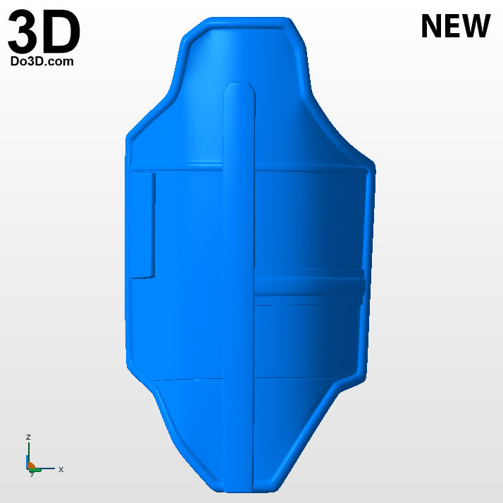 New Thigh Armor Mandalorian Season 2 | 3D Printable Mode Print File STL #MS27