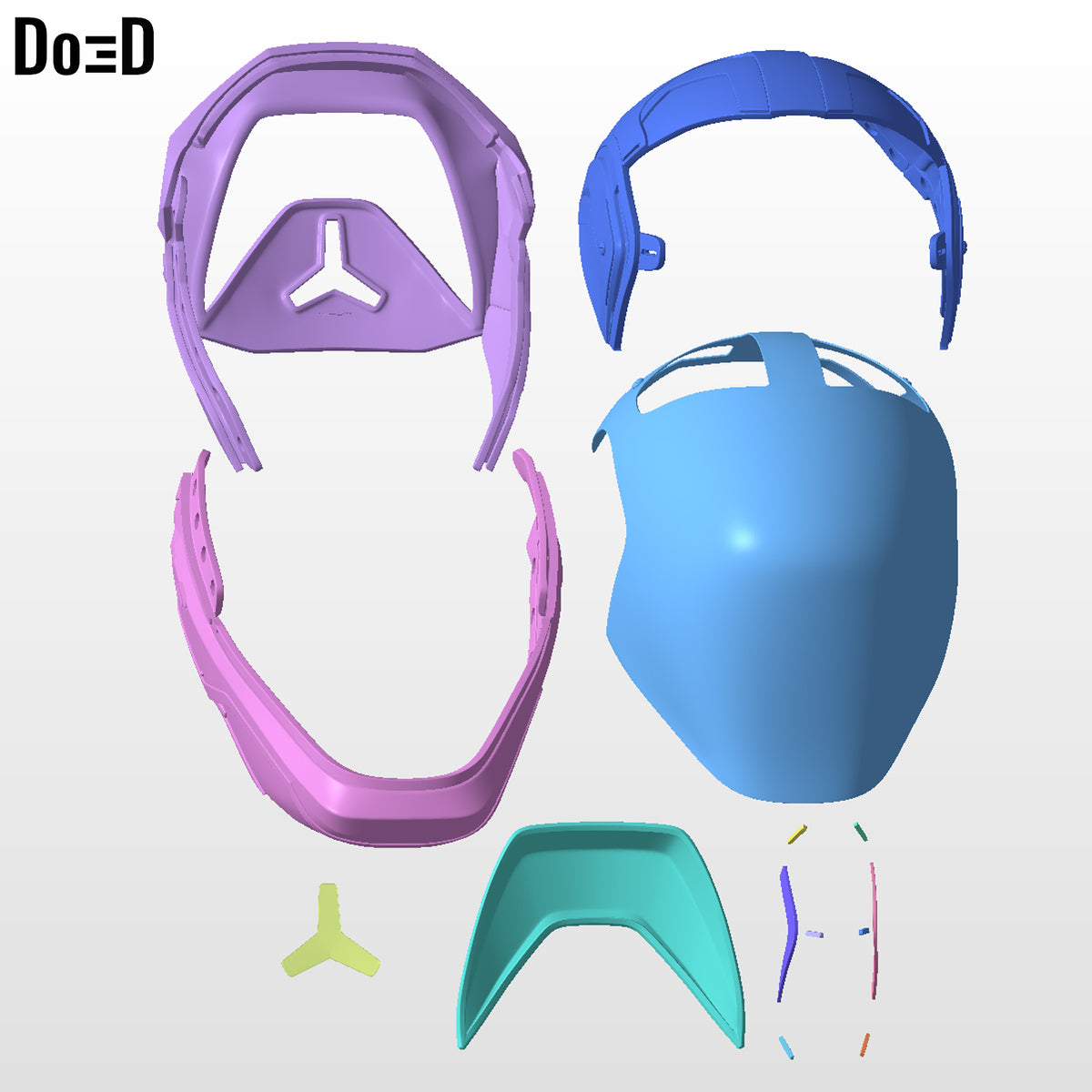 Tron Ares Light Cycle + Helmet | 3D Printable Model #LC923