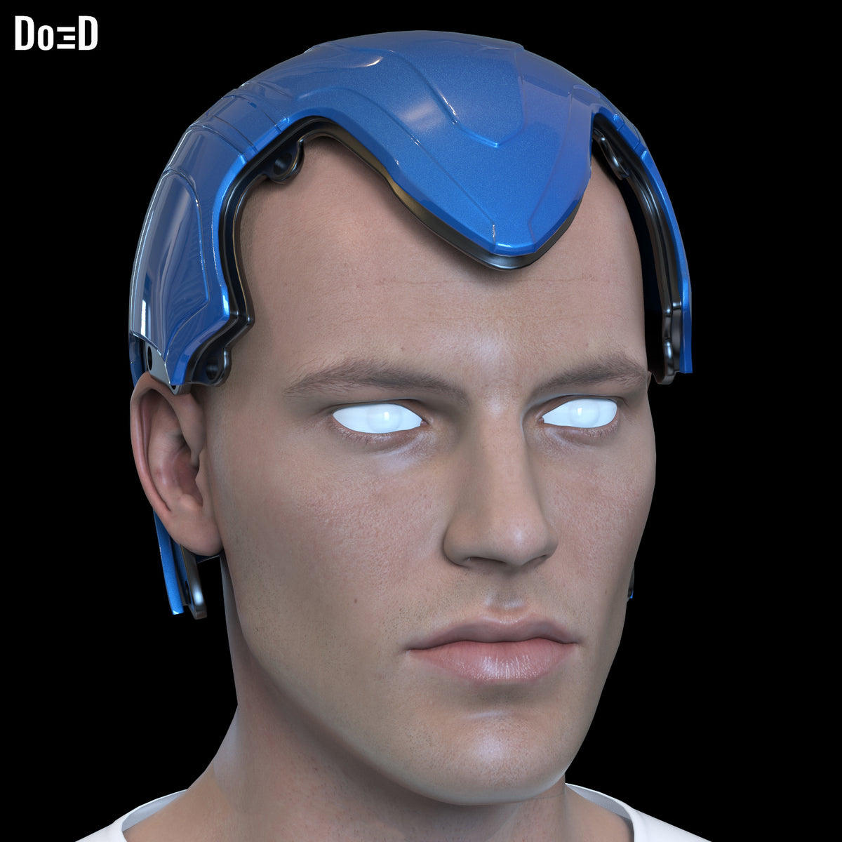 Bundle Blue Beetle Helmet V2 + Battle Damages Skull 3D Printable Model STL #SB25