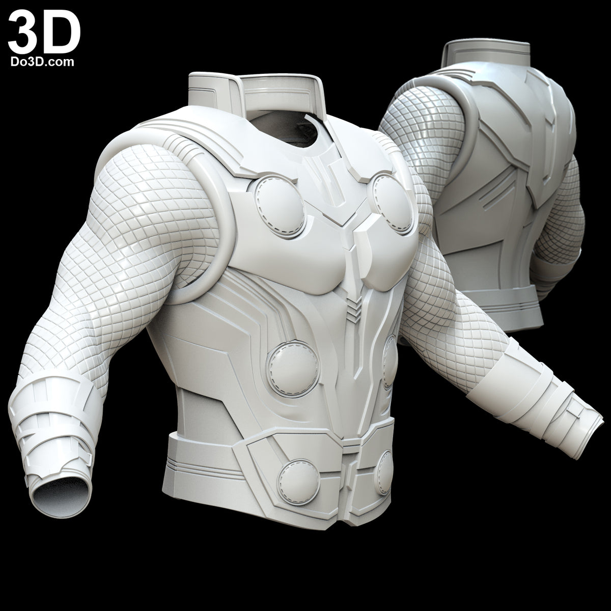 Thor Vest Armor, Arm, Gauntlet Infinity War | 3D Model Project #4430