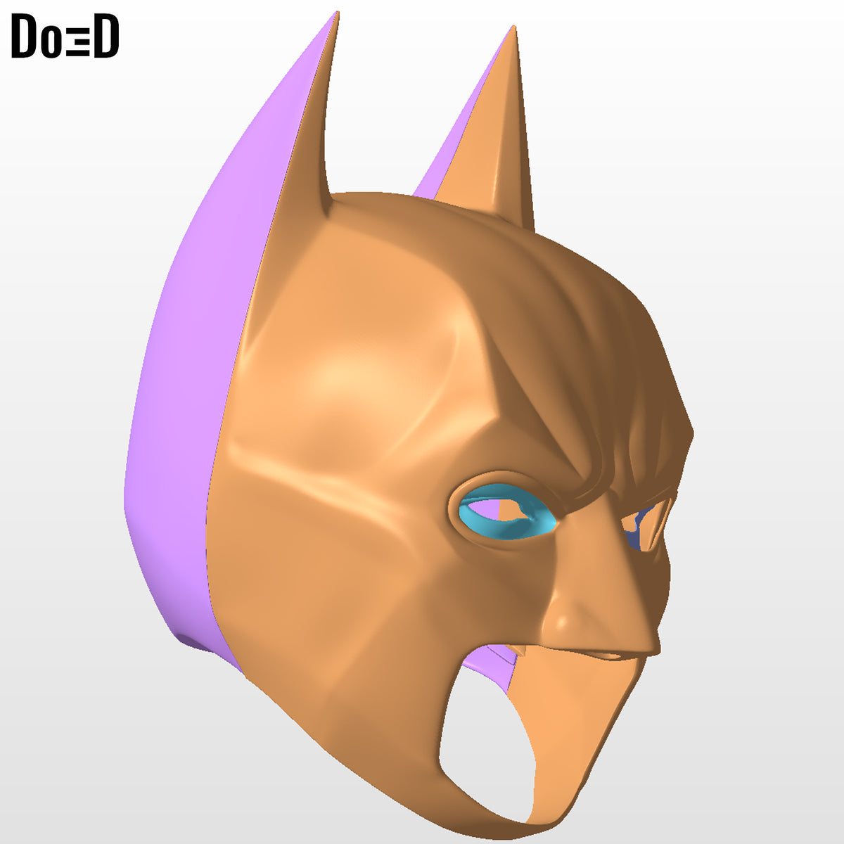 Batman TDK Helmet The Dark Knight 2008 | 3D Printable Model Print File STL #H27