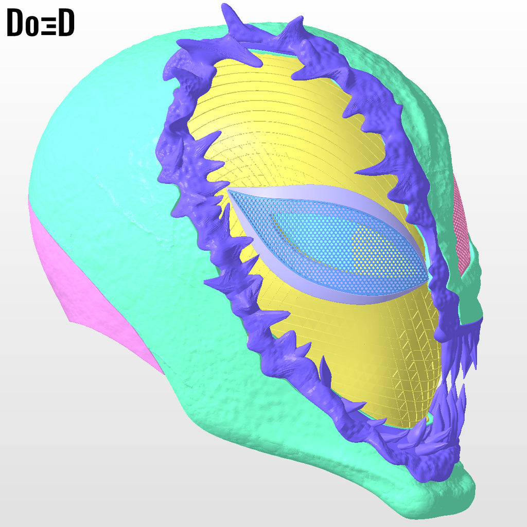 Venomized Gwen Stacy Helmet | 3D Printable File #GSV11