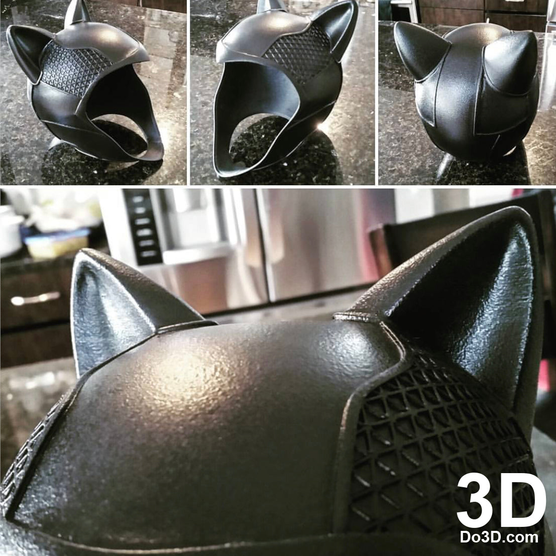 Catwoman Arkham Knight Helmet and Goggles | 3D Model Project #2435