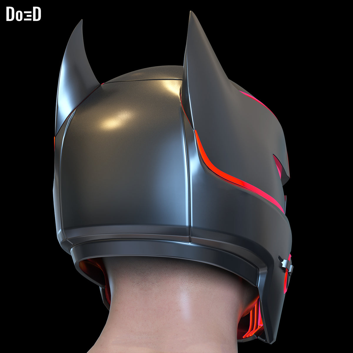 Batman Helmet XE Suit Hellbat Version 3D Printable Model Print File STL #HB253