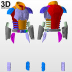 Bloodsport Body, Chest, Forearm, Gauntlet, Armors | 3D Printable Model #BL45