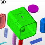 Broken / Cracked Mighty Thor Mjolnir Hammer | 3D Printable Model STL File #MT14