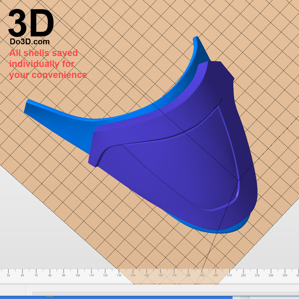 3D Printable Model: Red Ranger 2017 Power Rangers Helmet + Full Armor STL #2276