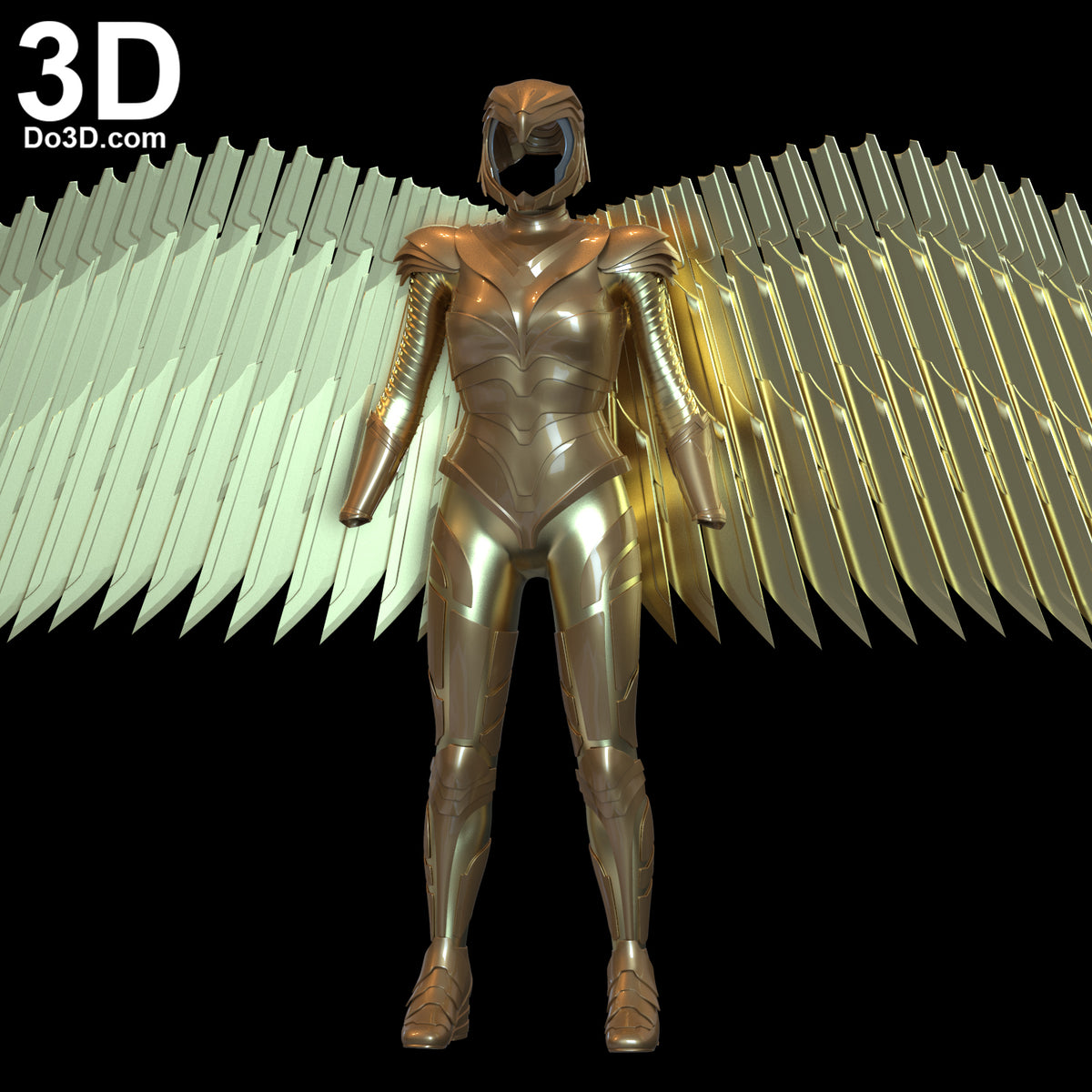 Wonder Woman 1984 Diana Golden Eagle Armor | 3D Model Project #6638