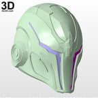 Sci-fi Robot Helmet Do3D 002 | Scifi Sci Fi Concept 3D Printable Model #4733