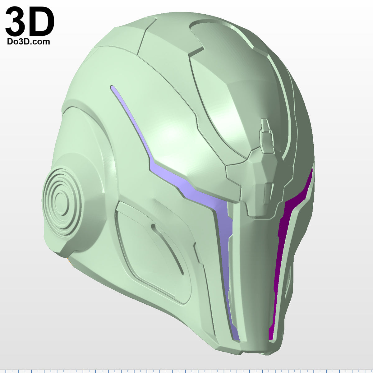 Sci-fi Robot Helmet Do3D 002 | Scifi Sci Fi Concept 3D Printable Model #4733