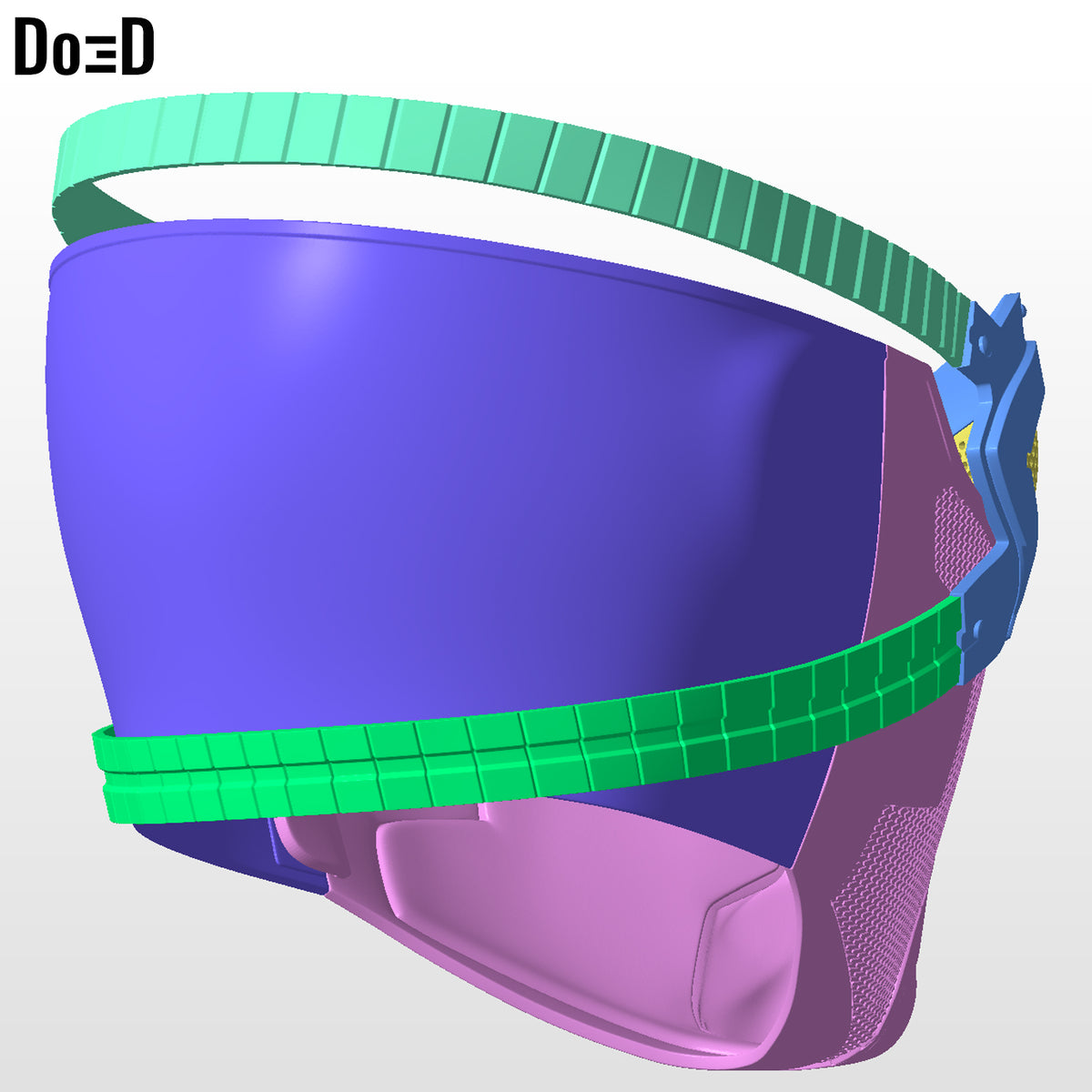Winter Soldier Bucky Goggles & Mask Mouth Cover V2 | 3D Printable Model #WS16