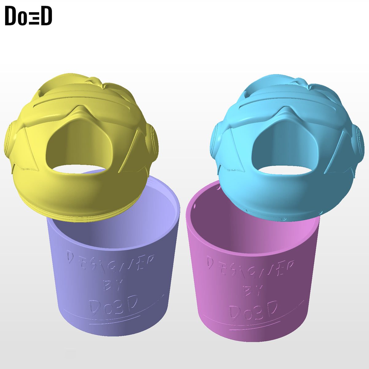 Cyclops 97 Popcorn Bucket Do3D Screamer 3D Printable Model #C972
