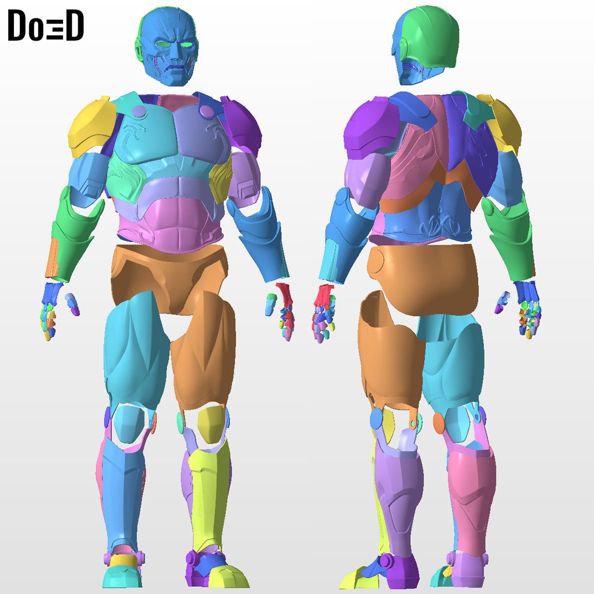 Doctor Doom Victor Von Doom FF2 Full Body Armor  | 3D Printable Model #DDF4