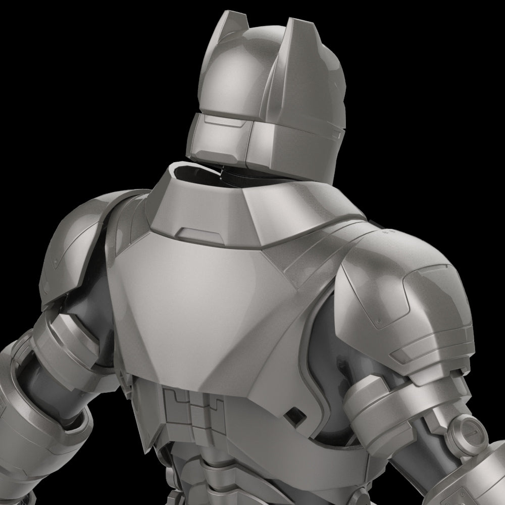 Armored Batsuit Batman v Superman BVS DOJ Helmet + Armor, 3D Printable Model #44