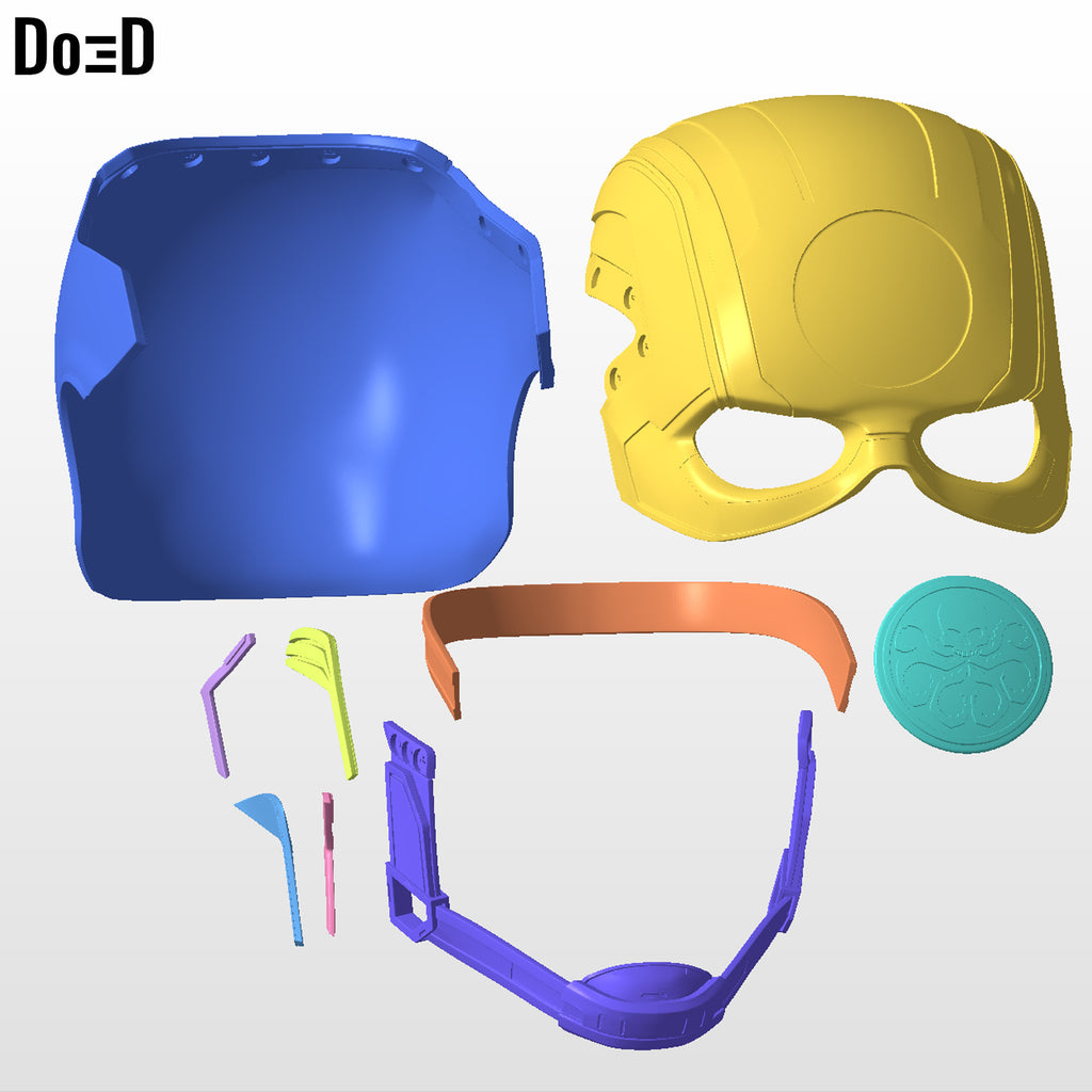 Captain HydraHydra Cap Helmet | 3D Printable Model #CH26