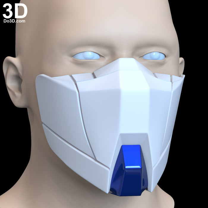 GAT-X102 Duel Gundam Style Face Mask Covering | 3D Printable Model #F1
