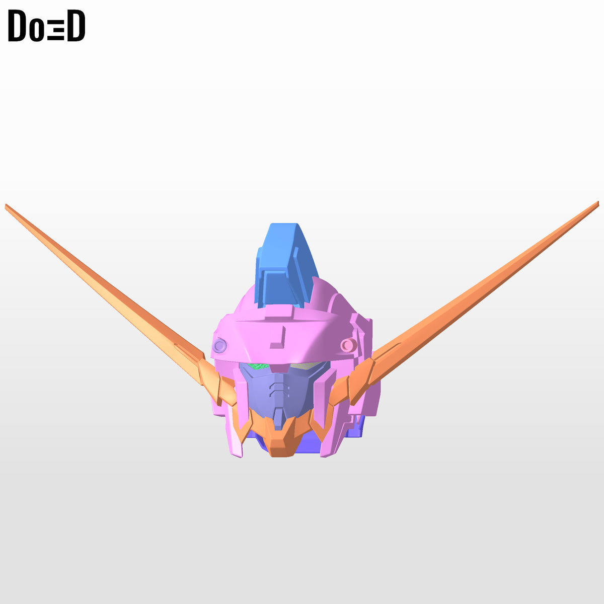 RX-0 Unicorn Gundam ユニコーン ガンダム  helmet | 3D Printable Model Print File #5248