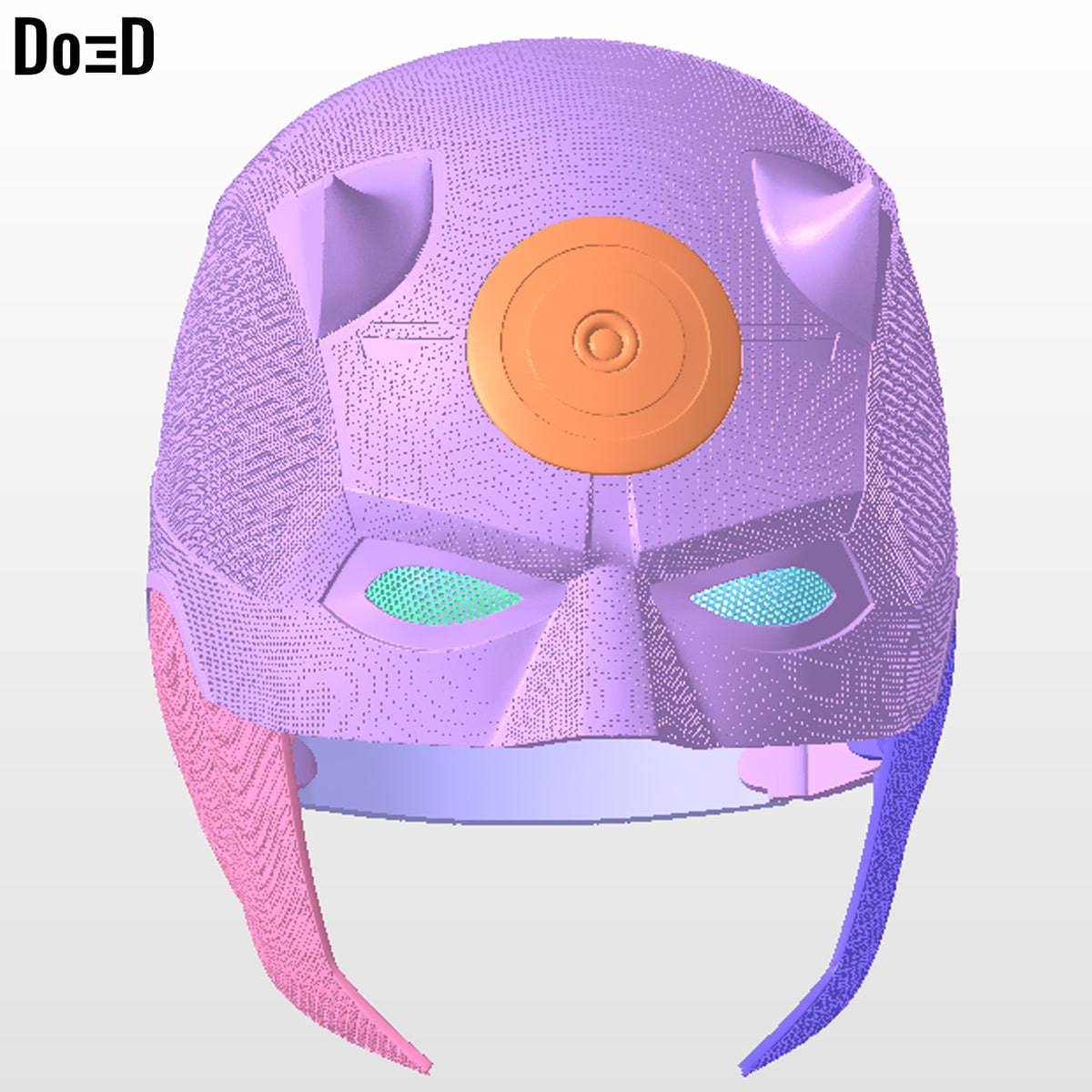 Devilseye Helmet Bullseye & Daredevil MashUp Variant | 3D Model STL File #BD4535