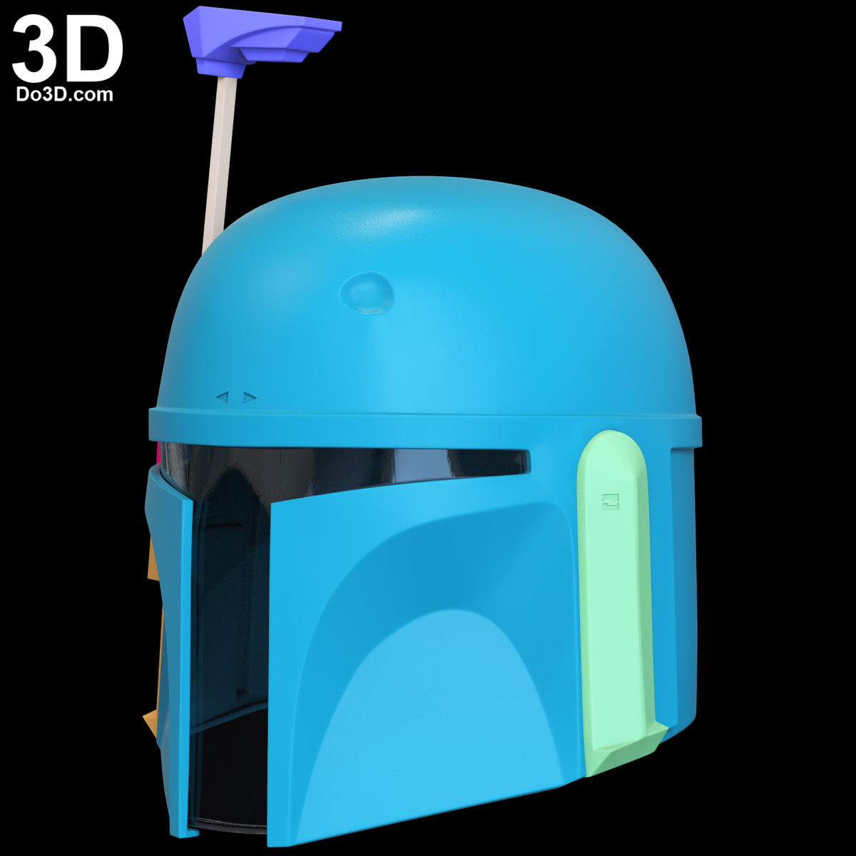 Boba Fett Star Wars Helmet (From Mandalorian) | 3D Printable Model STL File #BF1