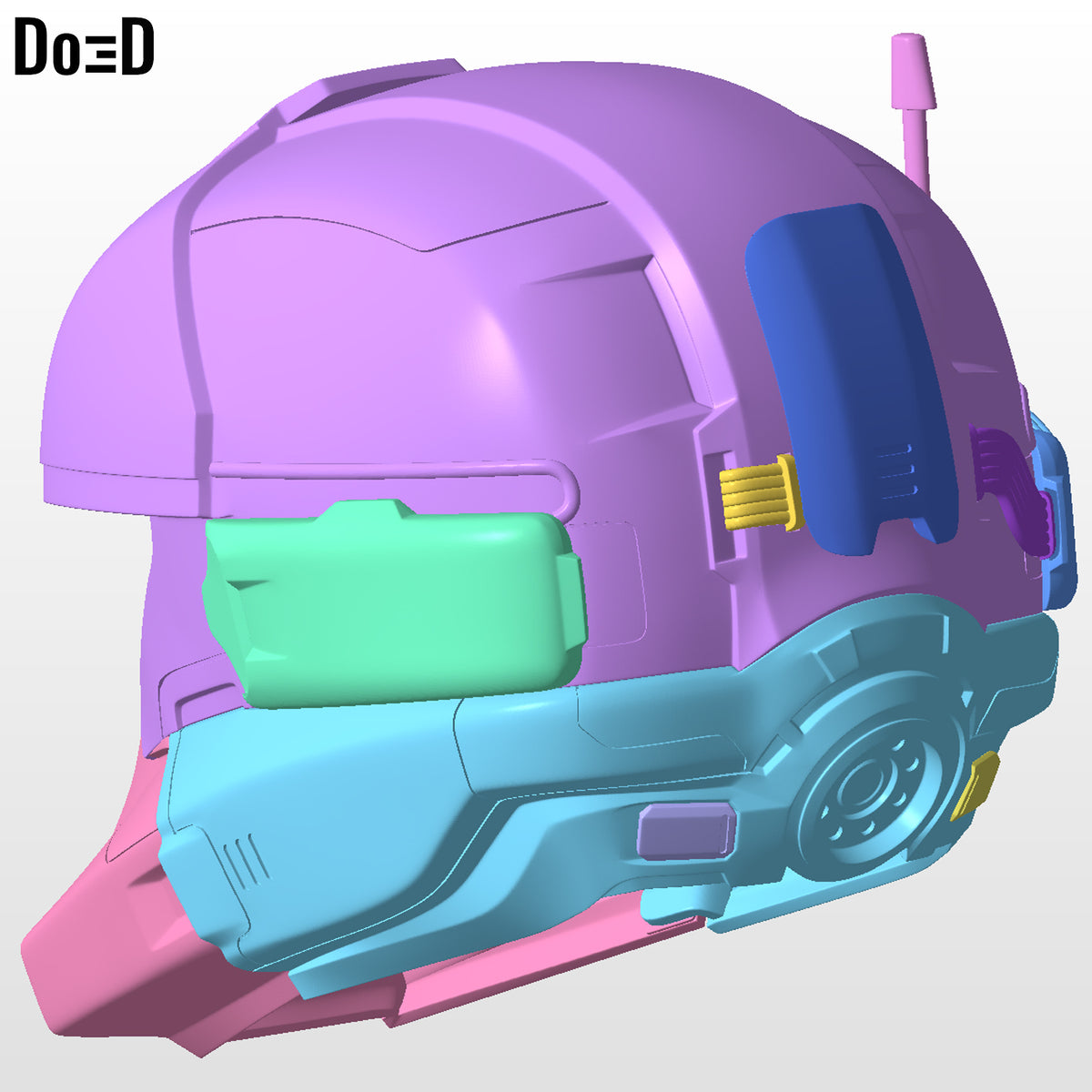 Helldivers Dynamo Helmet | 3D Printable Model #D001