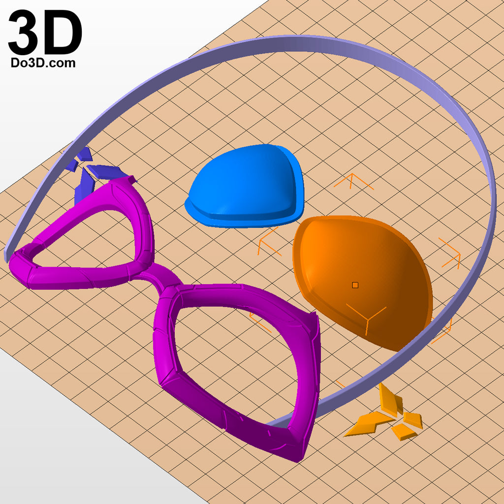 Catwoman Arkham Knight Helmet and Goggles | 3D Model Project #2435
