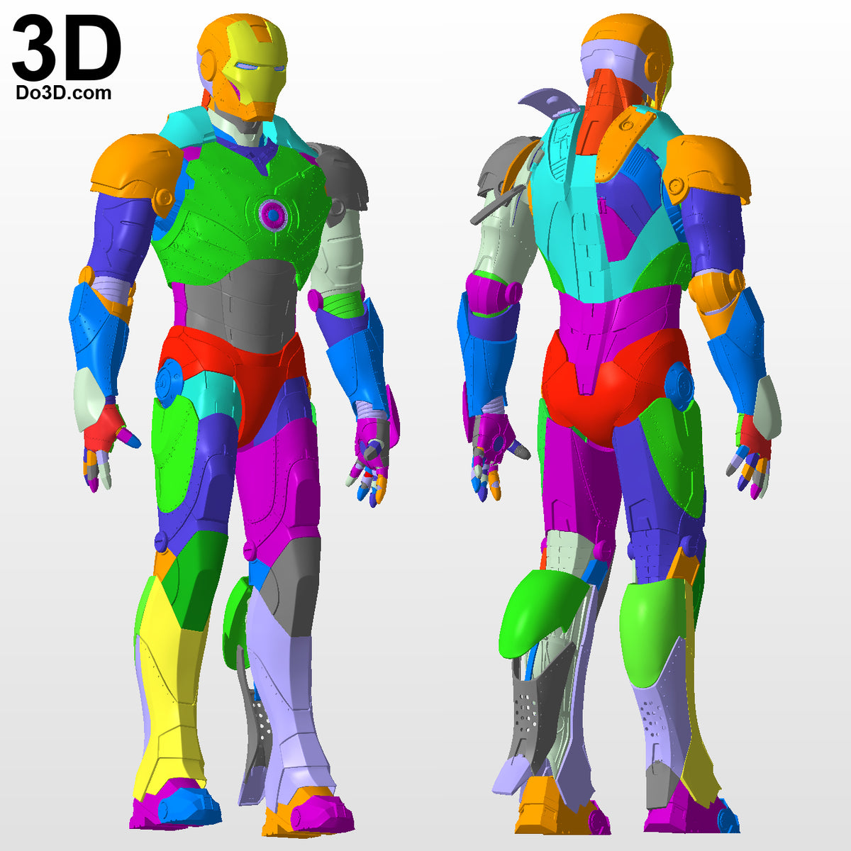 Iron Man Mark II MK 2 Armor Suit | 3D Printable Model STL #6003