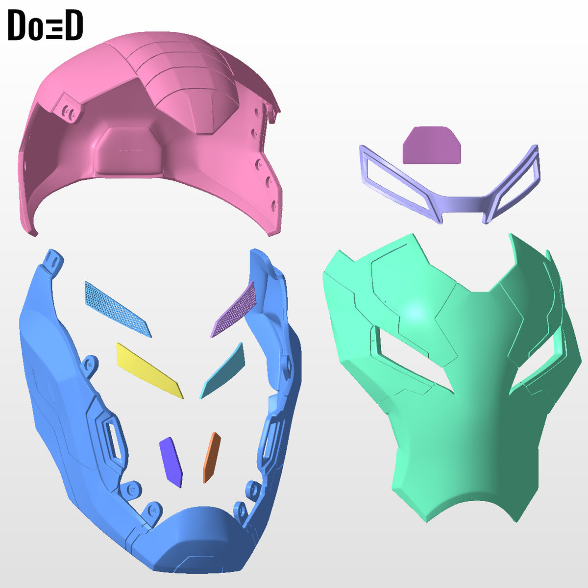 Iron Man Rivals Helmet 3D Printable Model #RI1