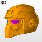 Anthony Carmine Helmet From Gears Of War | 3D Model Project #5557