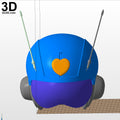 SaiyaMan 2 Helmet Dragon Ball Saiyagirl Saiyawoman  | 3D Model Project #2673