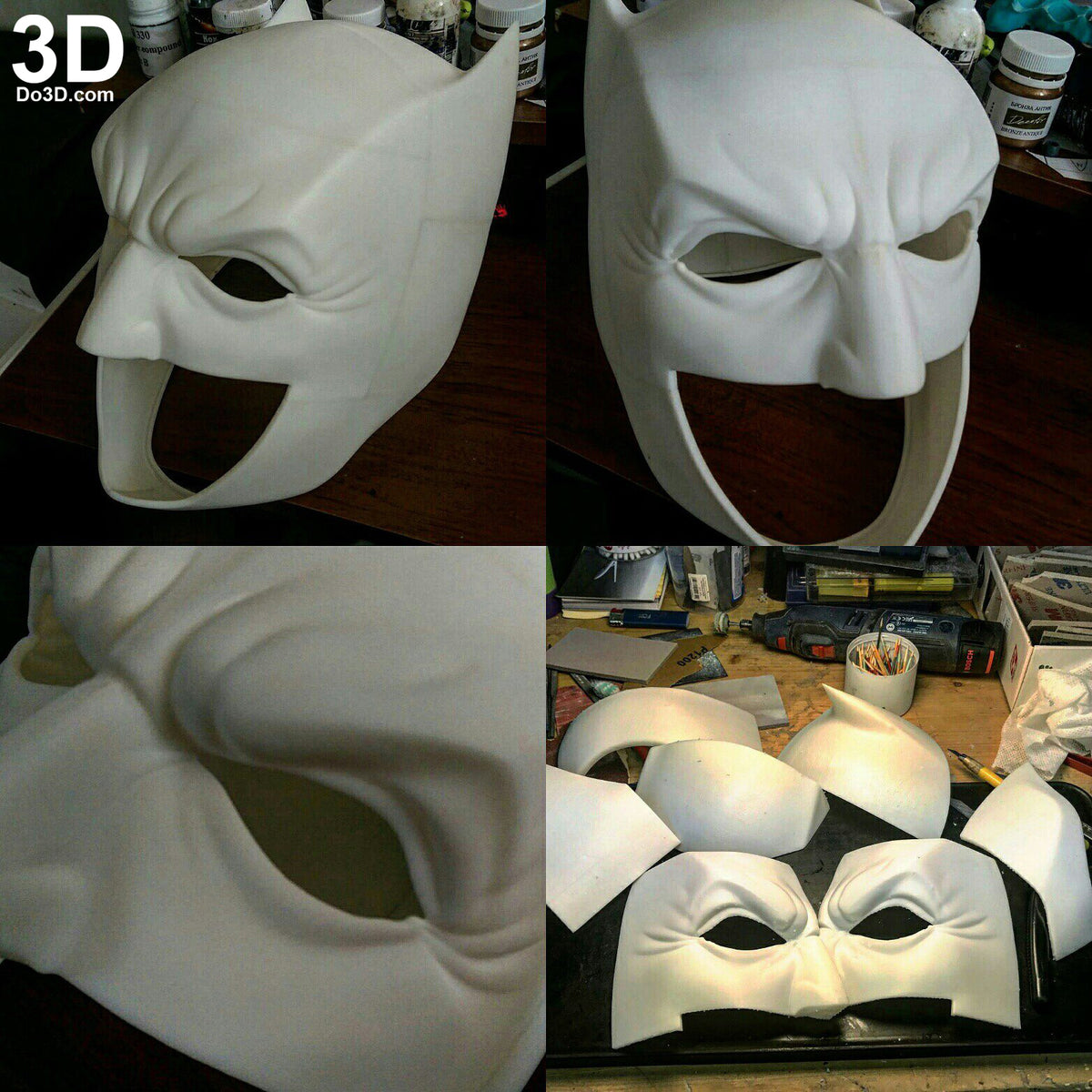 Batman V. Superman Cowl, Belt, Gauntlet, Glove DOJ 3D Printable Model Set #1546